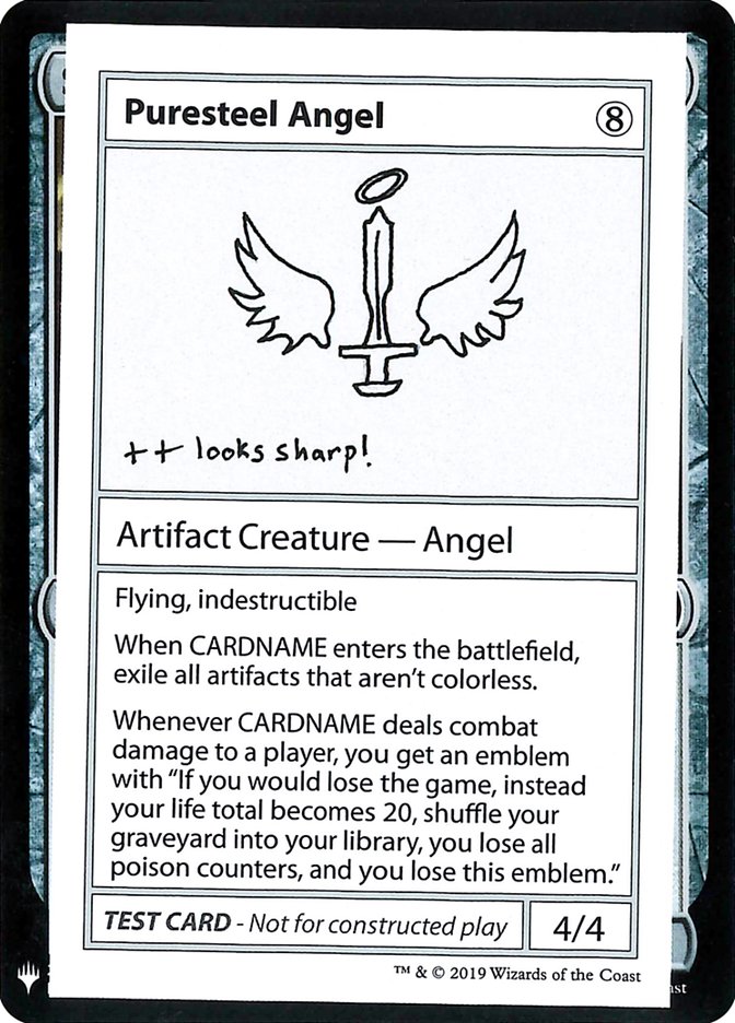 Puresteel Angel [Mystery Booster Playtest Cards] | Play N Trade Winnipeg