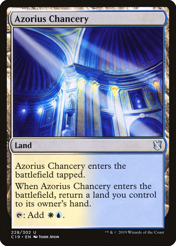 Azorius Chancery [Commander 2019] | Play N Trade Winnipeg