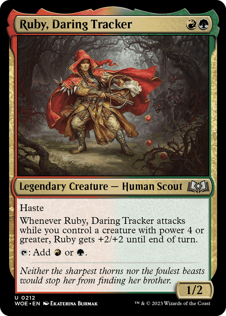 Ruby, Daring Tracker [Wilds of Eldraine] | Play N Trade Winnipeg