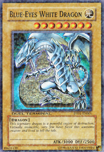 Blue-Eyes White Dragon [DT01-EN001] Super Rare | Play N Trade Winnipeg