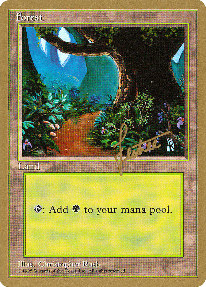 Forest (bl376) (Bertrand Lestree) [Pro Tour Collector Set] | Play N Trade Winnipeg