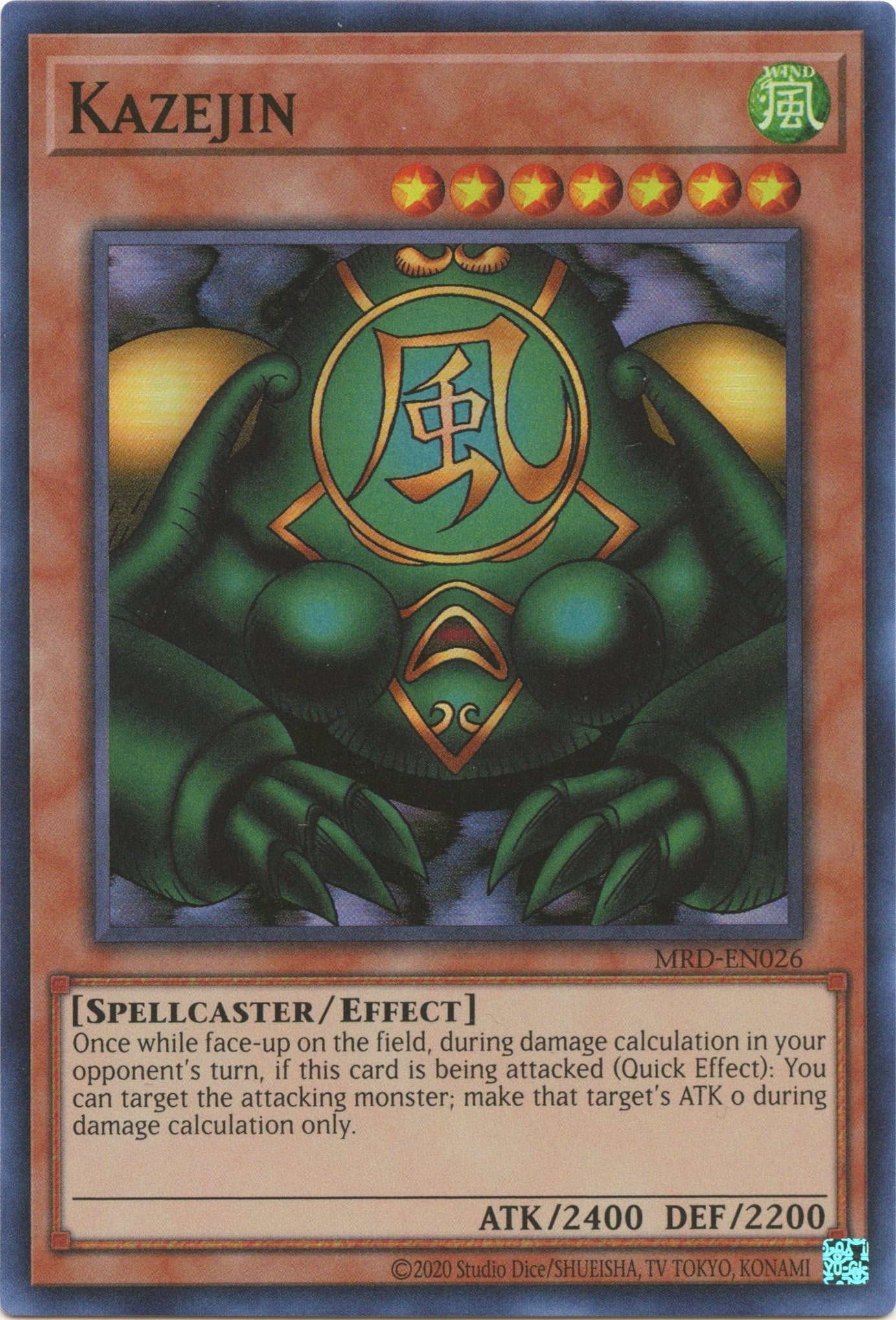 Kazejin (25th Anniversary) [MRD-EN026] Super Rare | Play N Trade Winnipeg