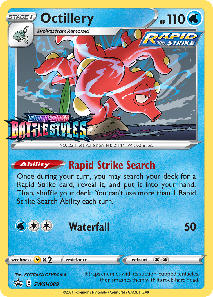 Octillery (SWSH089) (Prerelease Promo) [Sword & Shield: Black Star Promos] | Play N Trade Winnipeg