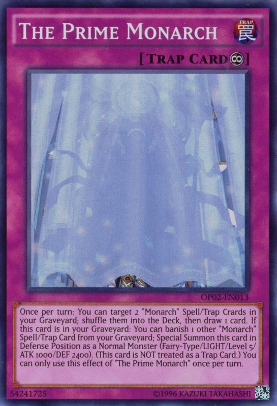 The Prime Monarch [OP02-EN013] Super Rare | Play N Trade Winnipeg