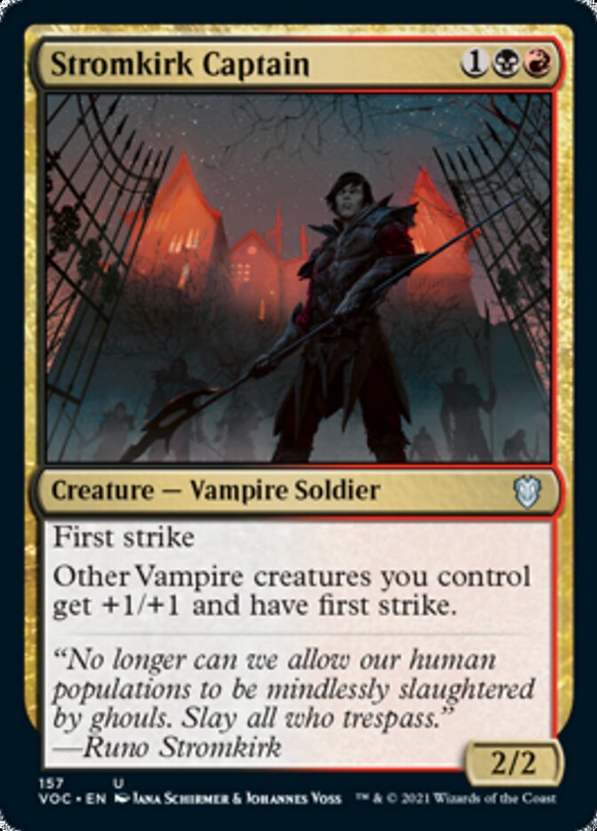Stromkirk Captain [Innistrad: Crimson Vow Commander] | Play N Trade Winnipeg