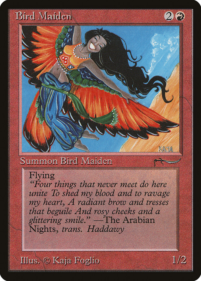 Bird Maiden (Light Mana Cost) [Arabian Nights] | Play N Trade Winnipeg