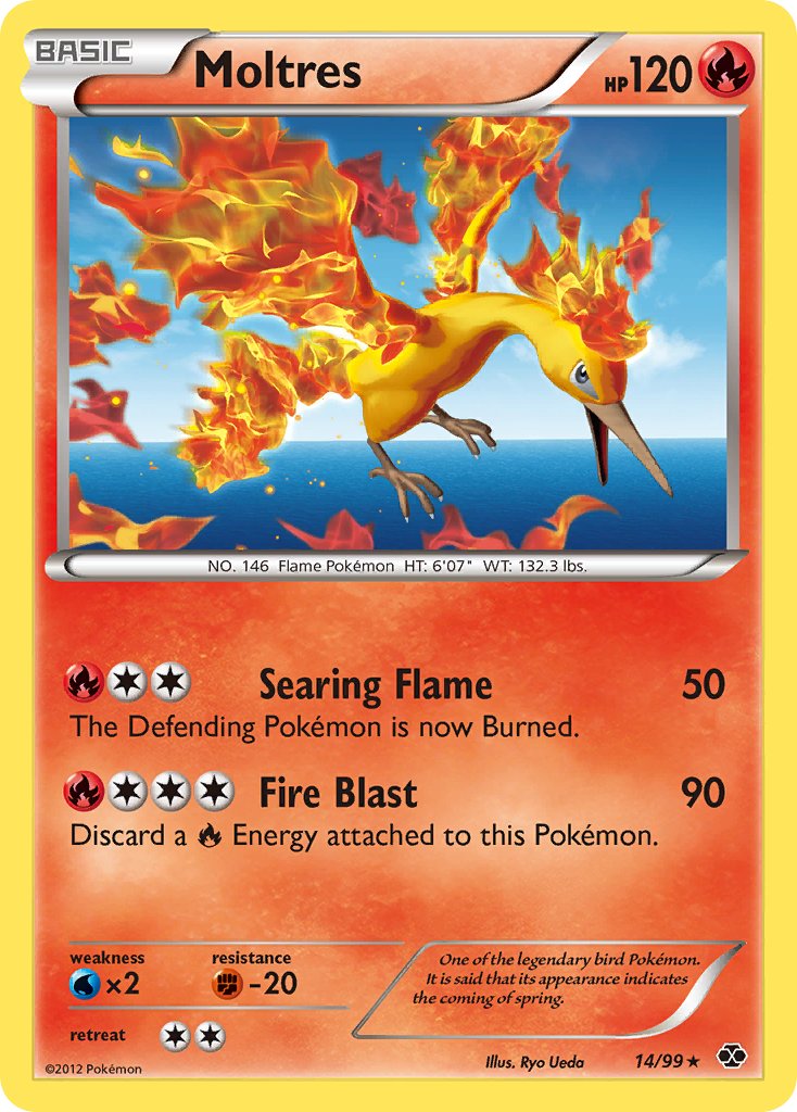 Moltres (14/99) (Blister Exclusive) [Black & White: Next Destinies] | Play N Trade Winnipeg