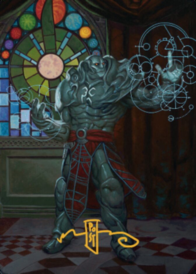 Karn, Living Legacy Art Card 2 (Gold-Stamped Signature) [Dominaria United Art Series] | Play N Trade Winnipeg