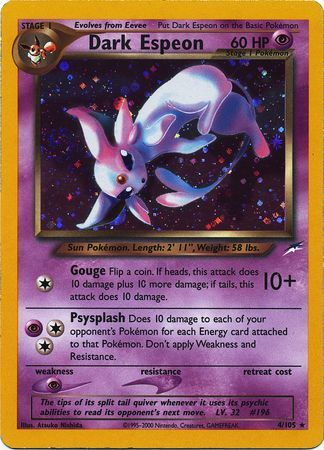 Dark Espeon (4/105) [Neo Destiny Unlimited] | Play N Trade Winnipeg