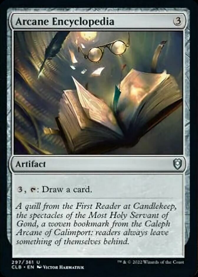 Arcane Encyclopedia [Commander Legends: Battle for Baldur's Gate] | Play N Trade Winnipeg