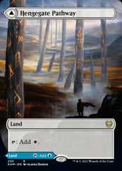 Hengegate Pathway // Mistgate Pathway (Borderless Alternate Art) [Kaldheim] | Play N Trade Winnipeg