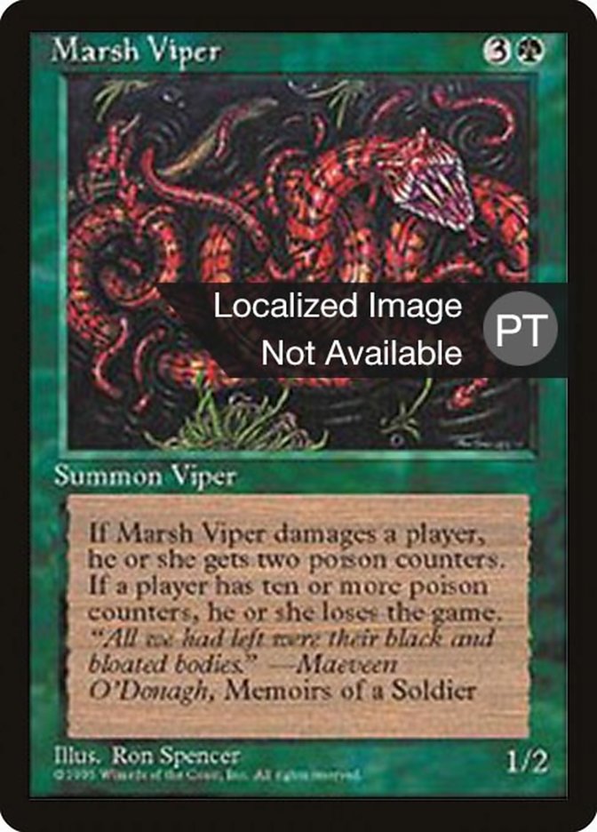 Marsh Viper [Fourth Edition (Foreign Black Border)] | Play N Trade Winnipeg