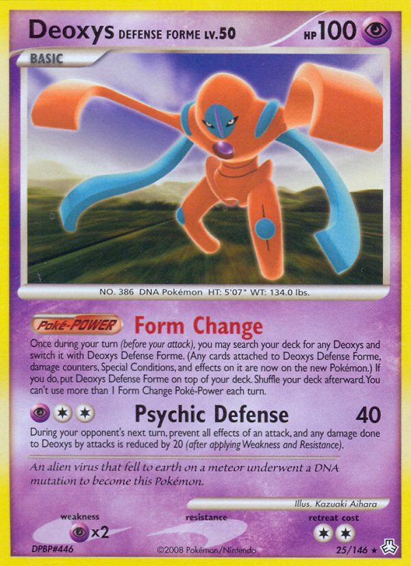 Deoxys Defense Forme (25/146) [Diamond & Pearl: Legends Awakened] | Play N Trade Winnipeg