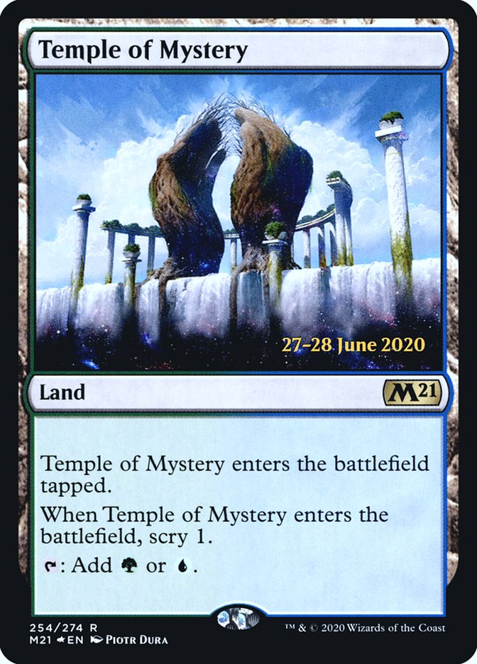 Temple of Mystery  [Core Set 2021 Prerelease Promos] | Play N Trade Winnipeg