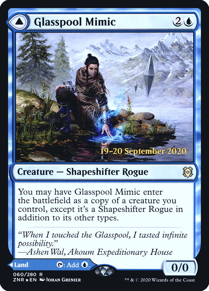 Glasspool Mimic // Glasspool Shore [Zendikar Rising Prerelease Promos] | Play N Trade Winnipeg