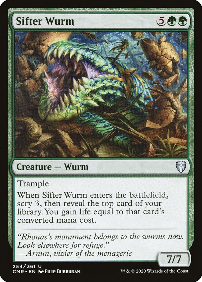 Sifter Wurm [Commander Legends] | Play N Trade Winnipeg