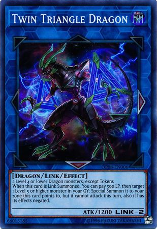 Twin Triangle Dragon [OP08-EN006] Super Rare | Play N Trade Winnipeg