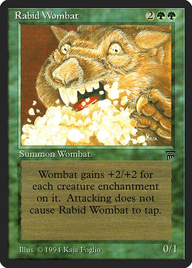 Rabid Wombat [Legends] | Play N Trade Winnipeg