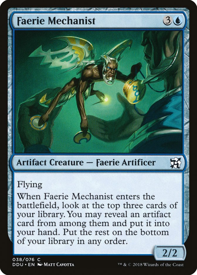 Faerie Mechanist [Duel Decks: Elves vs. Inventors] | Play N Trade Winnipeg