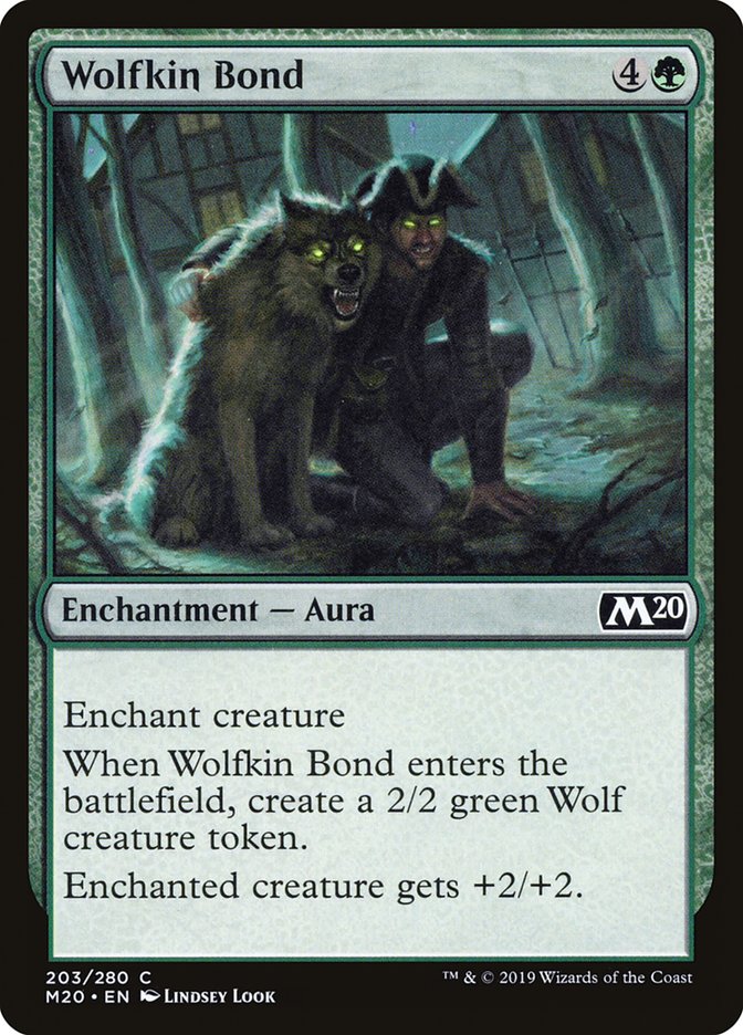 Wolfkin Bond [Core Set 2020] | Play N Trade Winnipeg