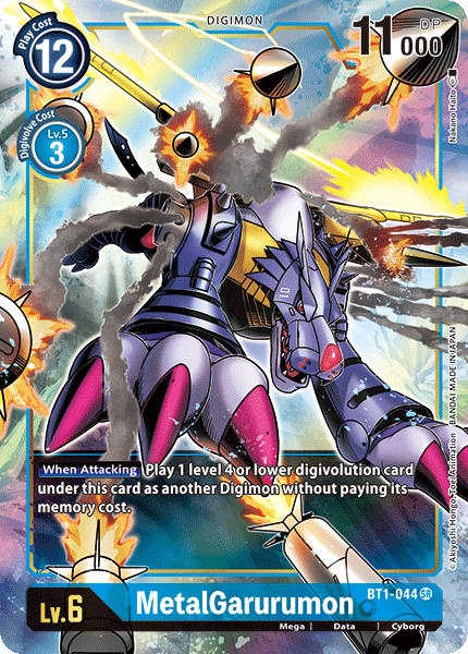 MetalGarurumon [BT1-044] (Alternate Art) [Release Special Booster Ver.1.0] | Play N Trade Winnipeg