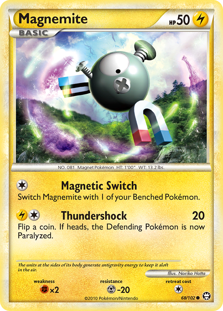 Magnemite (68/102) [HeartGold & SoulSilver: Triumphant] | Play N Trade Winnipeg