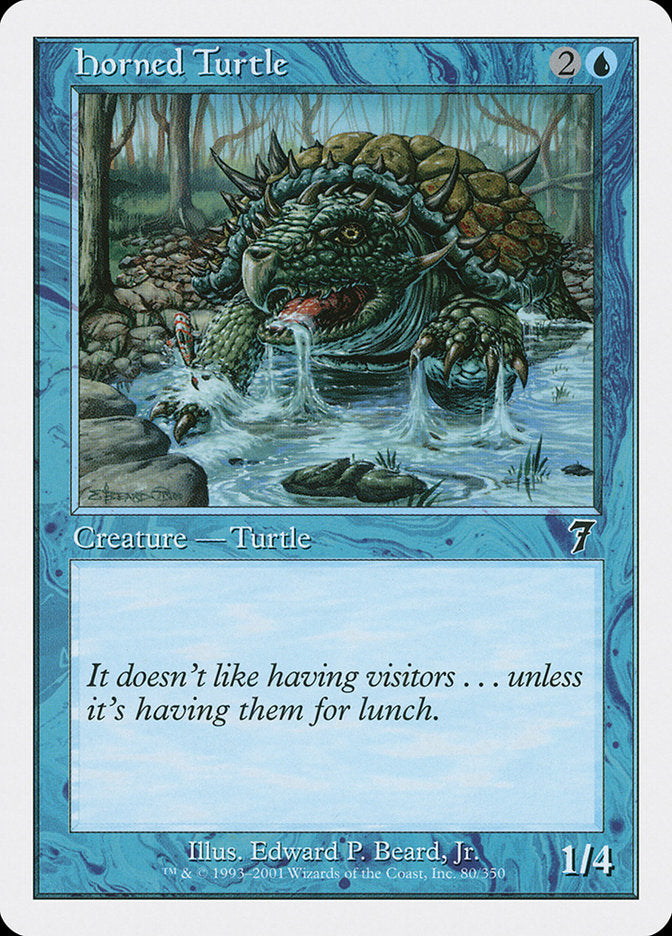 Horned Turtle [Seventh Edition] | Play N Trade Winnipeg