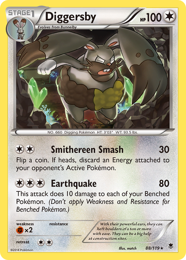 Diggersby (88/119) [XY: Phantom Forces] | Play N Trade Winnipeg