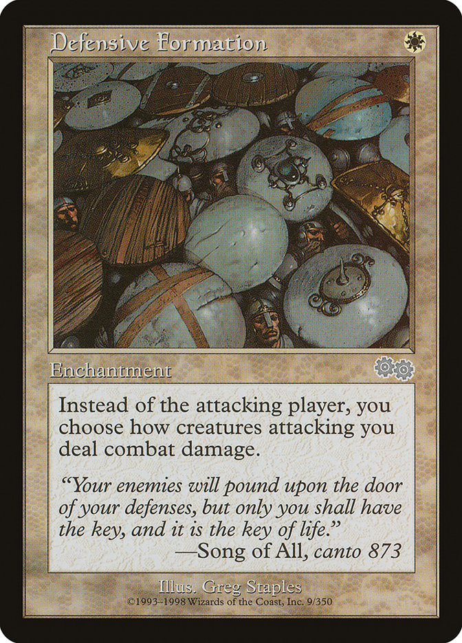 Defensive Formation [Urza's Saga] | Play N Trade Winnipeg
