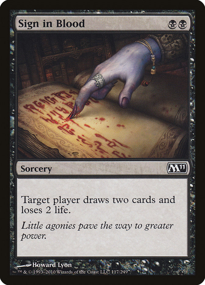 Sign in Blood [Magic 2011] | Play N Trade Winnipeg