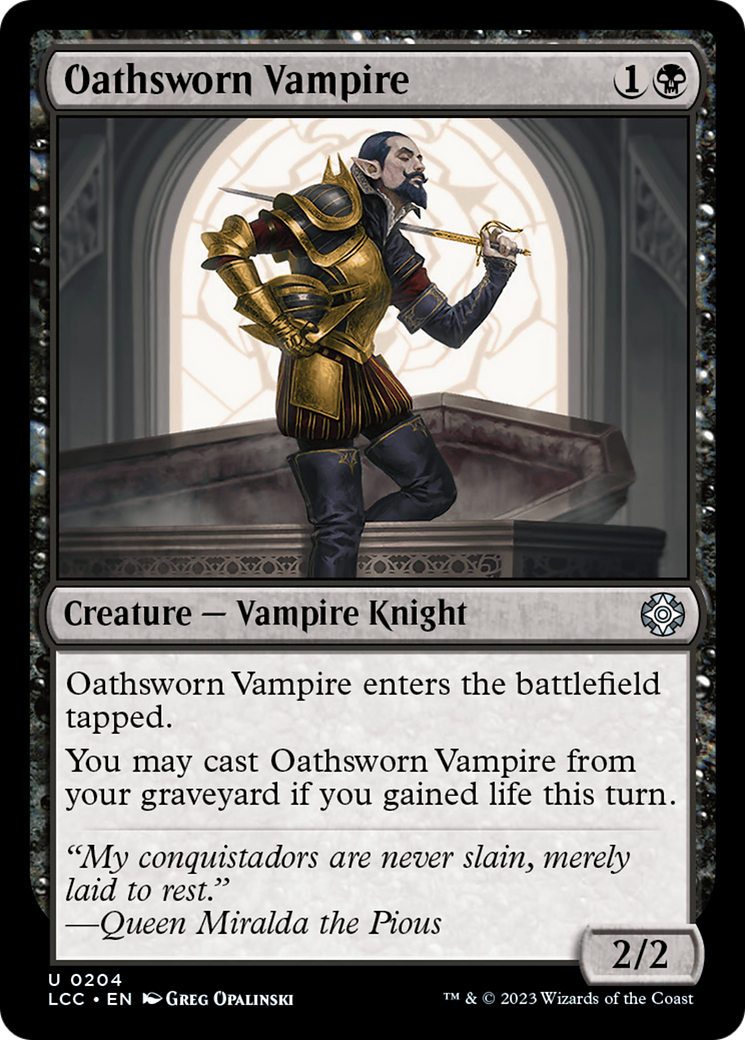 Oathsworn Vampire [The Lost Caverns of Ixalan Commander] | Play N Trade Winnipeg