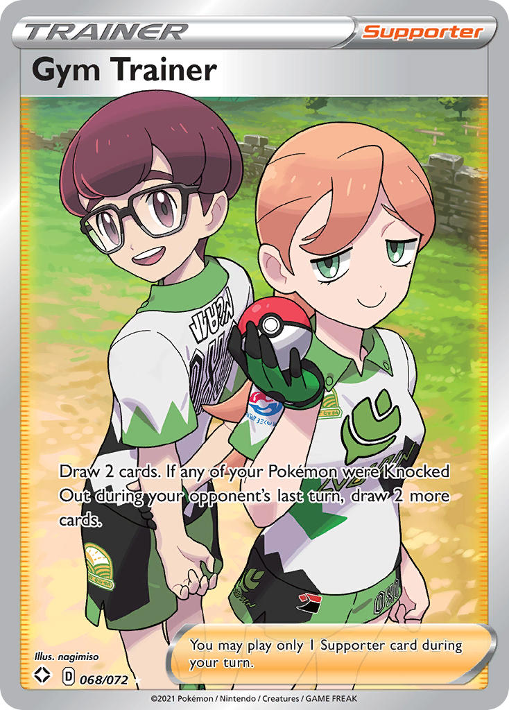 Gym Trainer (068/072) [Sword & Shield: Shining Fates] | Play N Trade Winnipeg