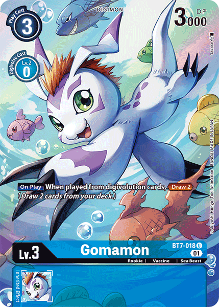 Gomamon [BT7-018] (Alternate Art) [Next Adventure] | Play N Trade Winnipeg