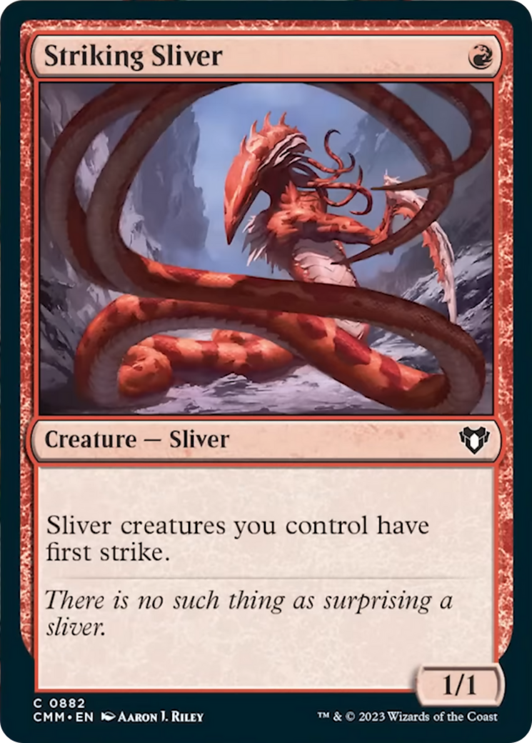 Striking Sliver [Commander Masters] | Play N Trade Winnipeg