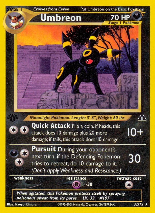 Umbreon (32/75) [Neo Discovery 1st Edition] | Play N Trade Winnipeg