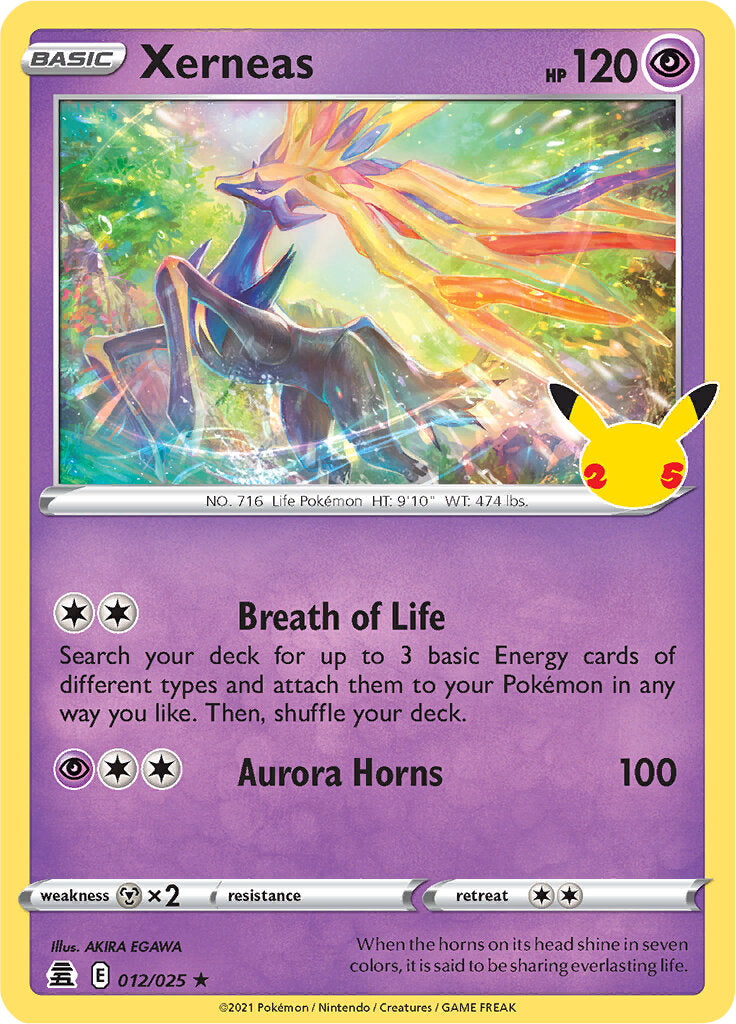 Xerneas (012/025) [Celebrations: 25th Anniversary] | Play N Trade Winnipeg