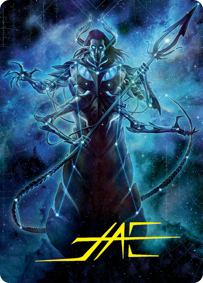 Heliod, the Warped Eclipse Art Card (Gold-Stamped Signature) [March of the Machine Art Series] | Play N Trade Winnipeg