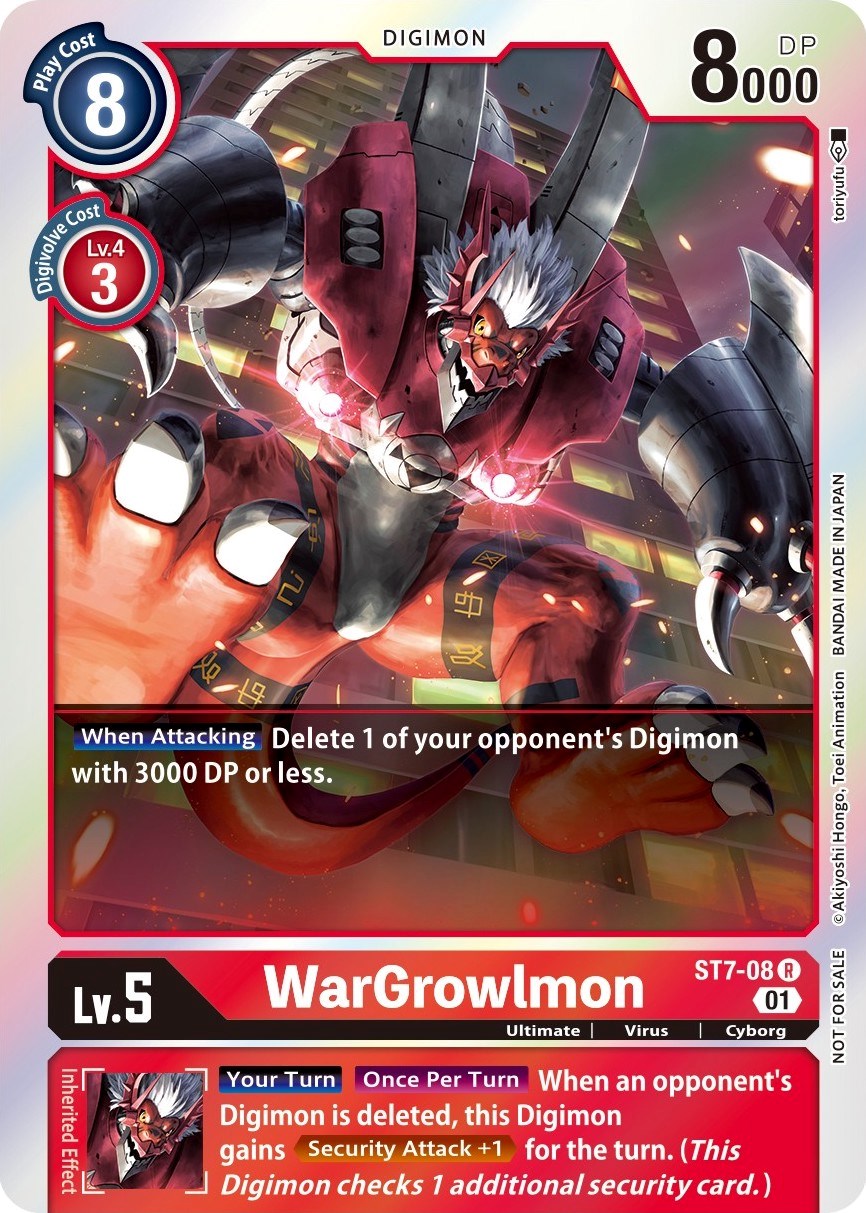 WarGrowlmon [ST7-08] (Gen Con 2022) [Starter Deck: Gallantmon Promos] | Play N Trade Winnipeg