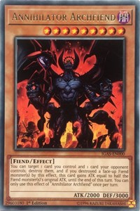 Annihilator Archfiend [IGAS-EN000] Rare | Play N Trade Winnipeg