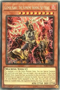 Gizmek Kaku, the Supreme Shining Sky Stag [IGAS-EN024] Secret Rare | Play N Trade Winnipeg