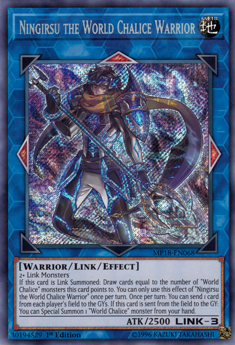 Ningirsu the World Chalice Warrior [MP18-EN068] Secret Rare | Play N Trade Winnipeg