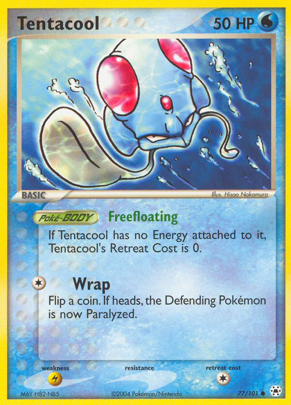 Tentacool (77/101) [EX: Hidden Legends] | Play N Trade Winnipeg