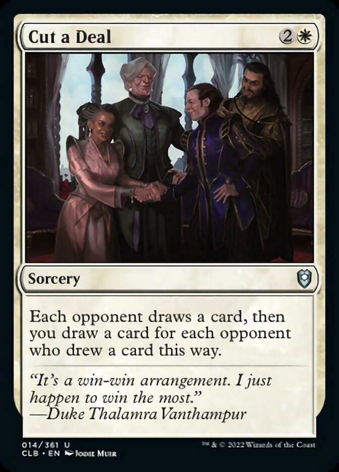 Cut a Deal [Commander Legends: Battle for Baldur's Gate] | Play N Trade Winnipeg