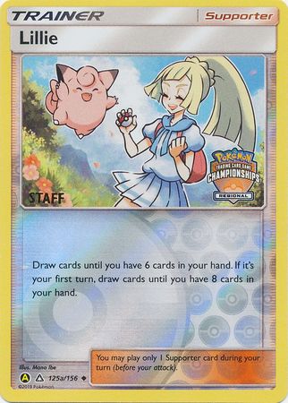 Lillie (125a/156) (Regional Promo Staff) [Sun & Moon: Ultra Prism] | Play N Trade Winnipeg