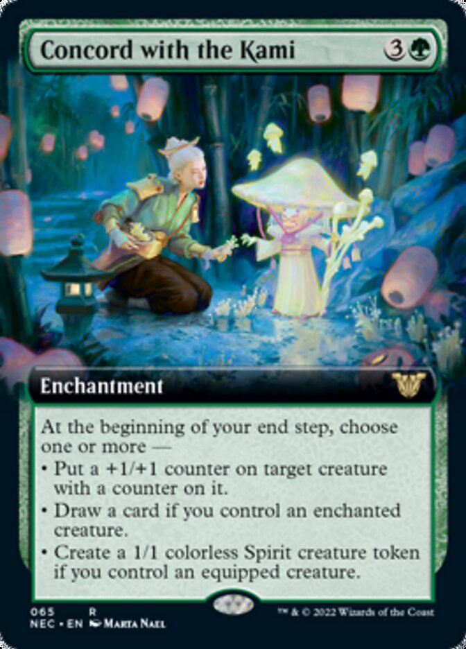 Concord with the Kami (Extended) [Kamigawa: Neon Dynasty Commander] | Play N Trade Winnipeg