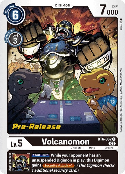 Volcanomon [BT6-062] [Double Diamond Pre-Release Cards] | Play N Trade Winnipeg