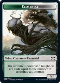 Elemental // Treasure Double-sided Token [Double Masters Tokens] | Play N Trade Winnipeg