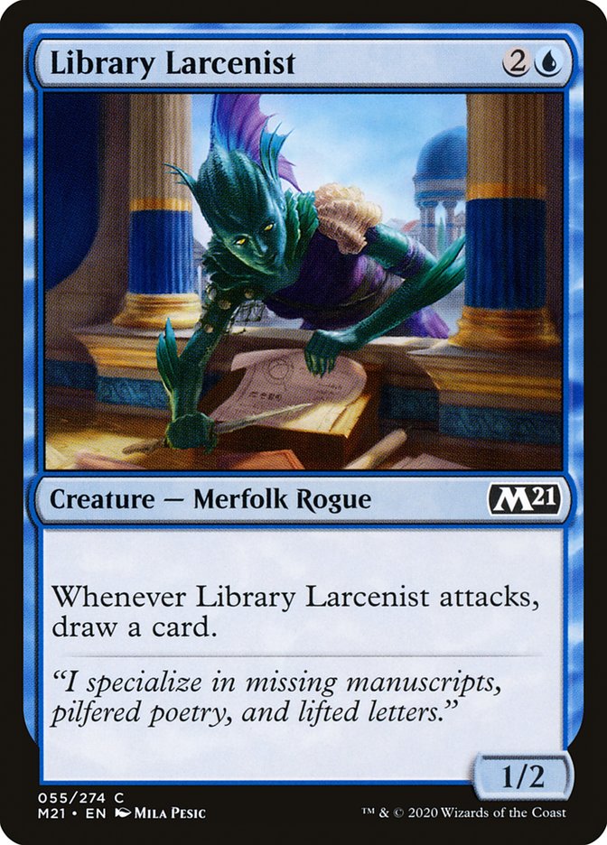 Library Larcenist [Core Set 2021] | Play N Trade Winnipeg