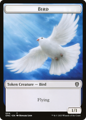 Bird // Cat Double-Sided Token [Phyrexia: All Will Be One Commander Tokens] | Play N Trade Winnipeg