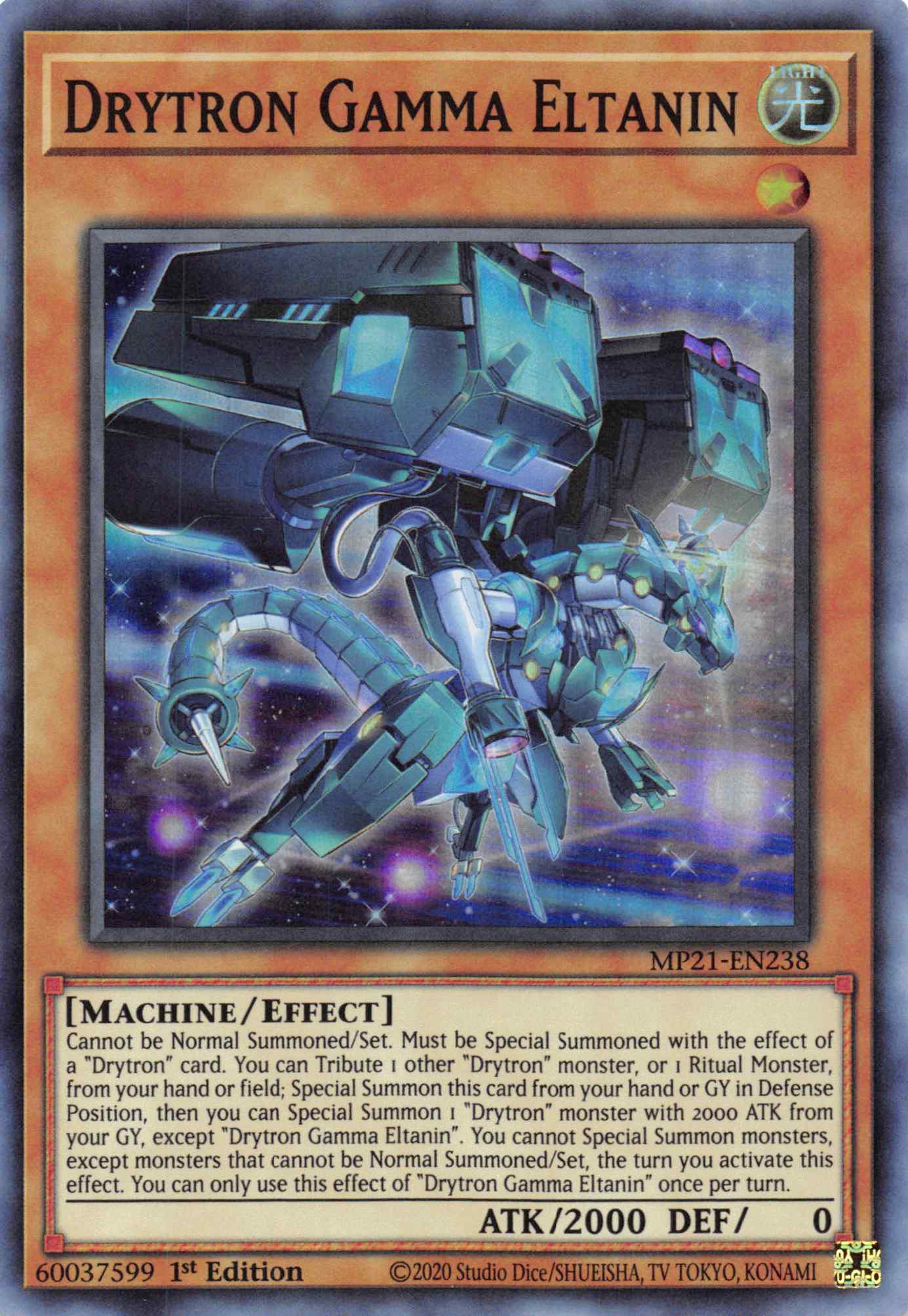 Drytron Gamma Eltanin [MP21-EN238] Super Rare | Play N Trade Winnipeg